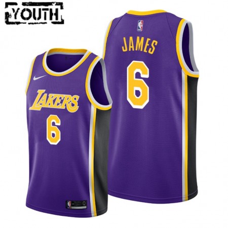Dječji NBA Dres Los Angeles Lakers LeBron James 6 Nike 2021-2022 Statement Edition Swingman